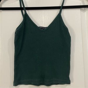 Brandy melville women’s emerald green tank top